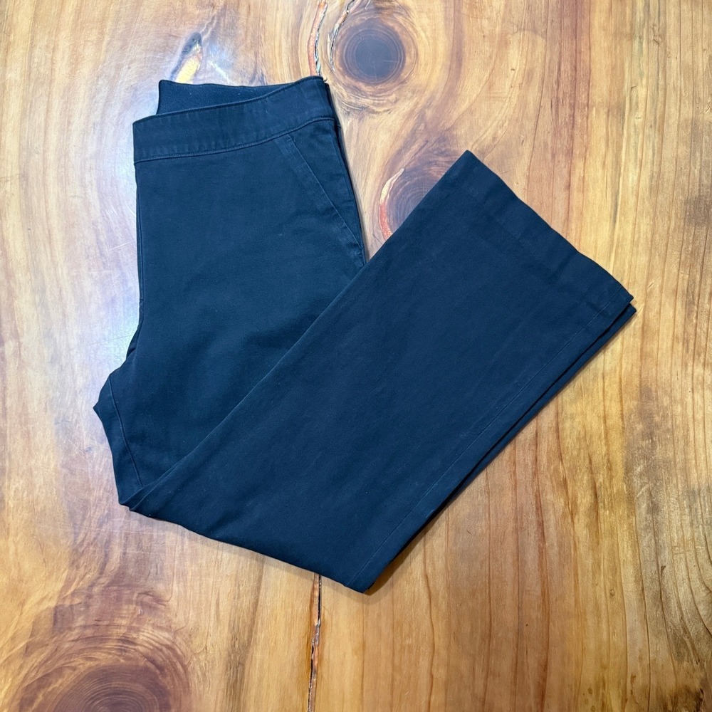 SPANX Women's Pants Medium Pull on Stretch 20367 Crop High Rise Kick Flare M19